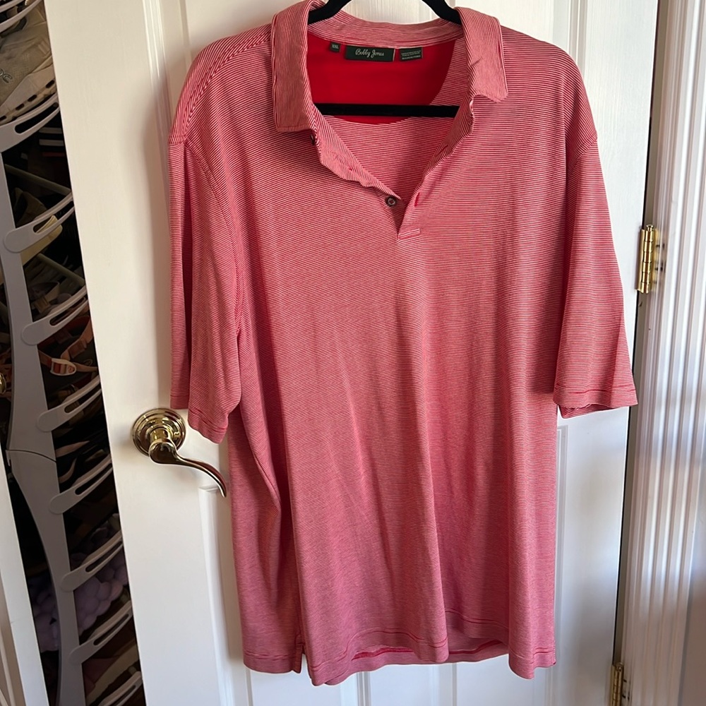 Red Striped Polo